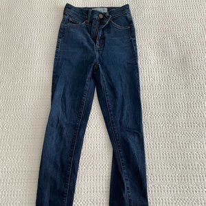 Aritzia Denim Forum Skinny Jeans  Size 24 Lola High Rise Skinny